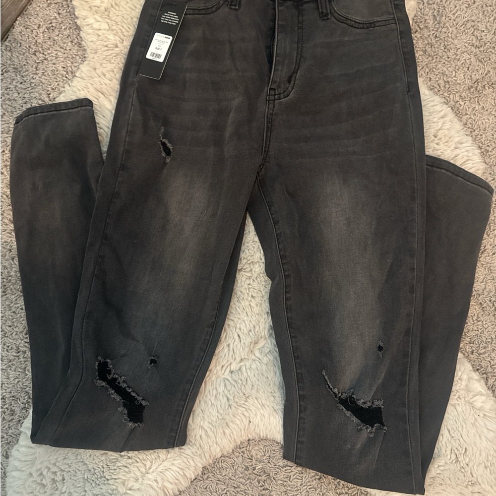 Fashion Nova Black Denim Jeans